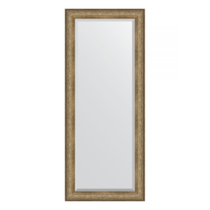 Зеркало напольное с фацетом в багетной раме, виньетка античная бронза 109 мм, 85x205 см - Фото 1