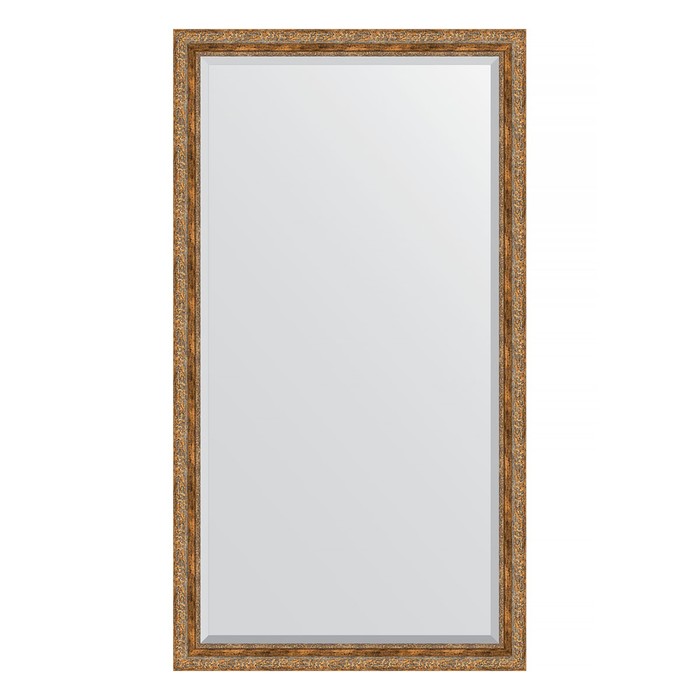 Зеркало напольное с фацетом в багетной раме, виньетка античная бронза 85 мм, 110x200 см