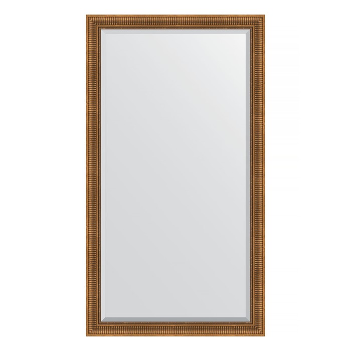 Зеркало напольное с фацетом в багетной раме, бронзовый акведук 93 мм, 112x202 см