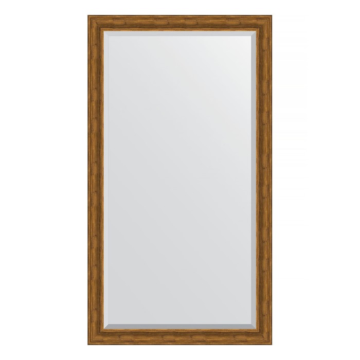 Зеркало напольное с фацетом в багетной раме, травленая бронза 99 мм, 114x204 см