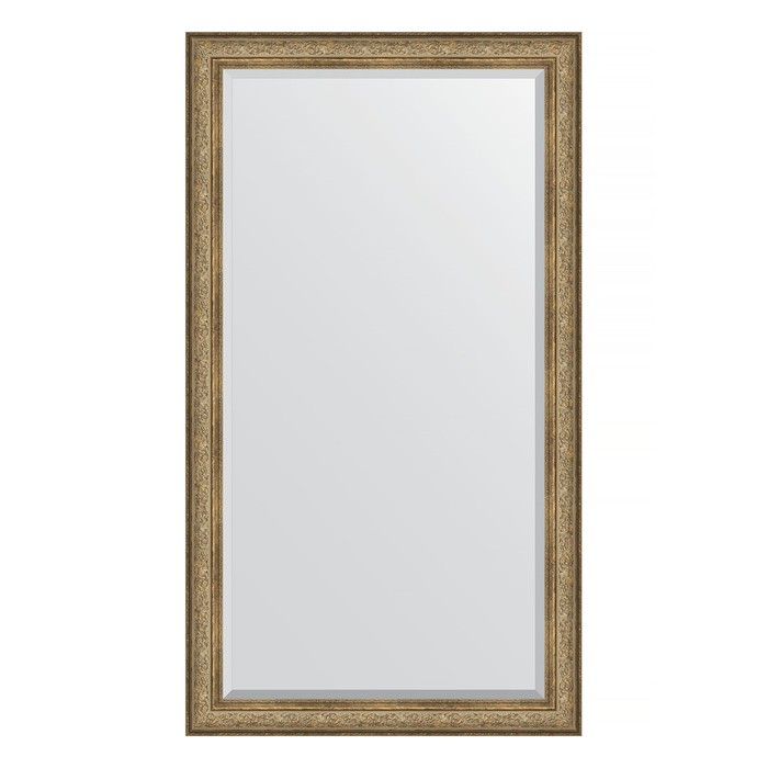 Зеркало напольное с фацетом в багетной раме, виньетка античная бронза 109 мм, 115x205 см