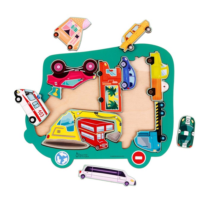 Пазл вкладыш «Люблю машинки» 51799