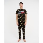 Пижама мужская KAFTAN "Полный out" размер 48 - фото 23932412