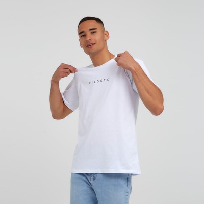 Футболка мужская KAFTAN Pizdec, размер 56, белая