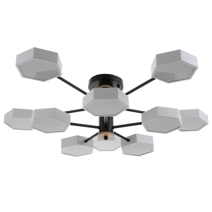 Люстра 1318/10WT LED 240 Вт 3000-6000К белый 87×90×25 см BayerLux