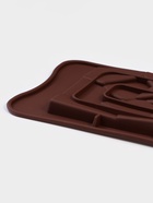 Форма для шоколада Доляна «Дробленый шоколад», 21.2×10.6×1 см, коричневая - Фото 4