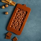 Форма для шоколада Доляна «Воздушный», силикон, 21×10,1×1 см, цвет коричневый - Фото 7