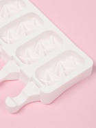 Форма для мороженого «Кристалл», силикон, 19×12.5×2.2 см, 4 ячейки, белая - Фото 5