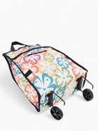 Сумка хозяйственная складная на липучке, 2 колеса, наружный карман, 32×13×52 см, белая - Фото 6