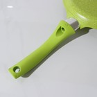 Сковорода блинная Trendy style, d=20 см, пластиковая ручка, антипригарное покрытие, цвет зелёный - Фото 4