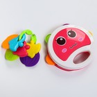 Набор погремушек «Радость малыша», с эластичными деталями, 5 шт, цвет МИКС, Крошка Я - фото 25444102