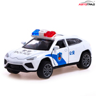 Машинка металлическая «Полиция», 1:48, инерция, открываются двери, МИКС - Фото 1