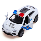 Машина металлическая «Полиция», 1:48, инерция, открываются двери, МИКС - Фото 3