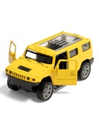 Машинка металлическая «Крузер», 1:48, инерция, открываются двери, цвет жёлтый - Фото 4