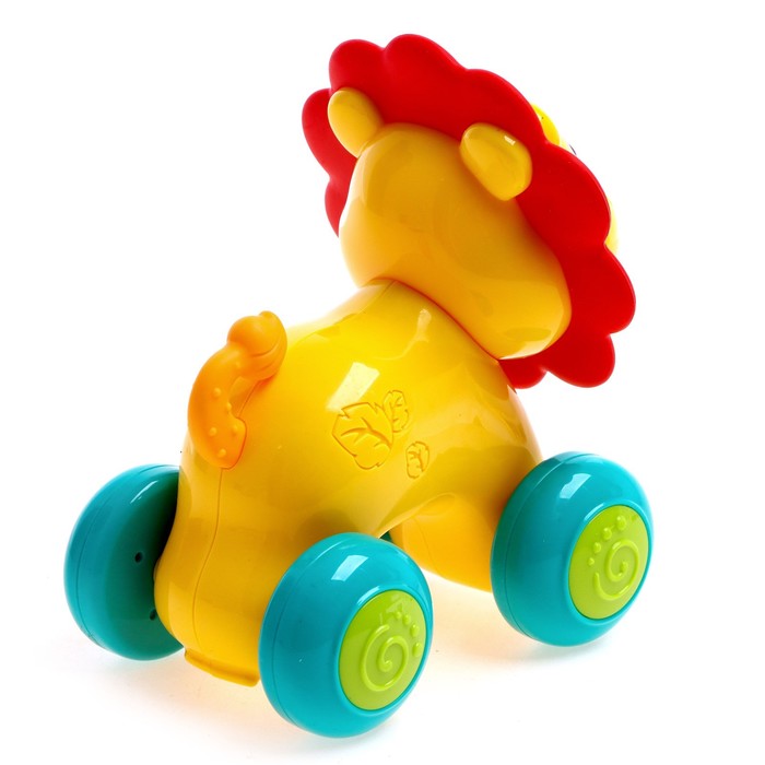 Каталка «Львёнок», мягкая грива и хвостик для прорезывания зубов 51822