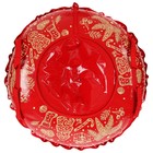 Тюбинг-ватрушка «Венок», диаметр чехла 107 см, тент/тент, цвет красный - Фото 4