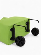 Сумка хозяйственная складная на кнопке, 2 колеса, 40×12×30 см, зелёная - Фото 7