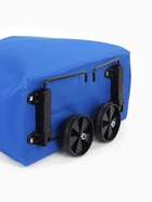 Сумка хозяйственная складная на кнопке, 2 колеса, 40×12×30 см, синяя - Фото 8