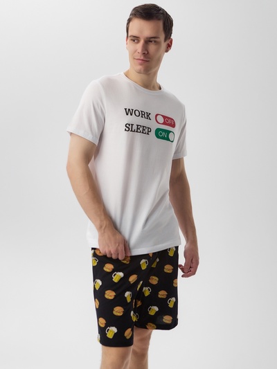 Пижама мужская KAFTAN Work off, размер 48