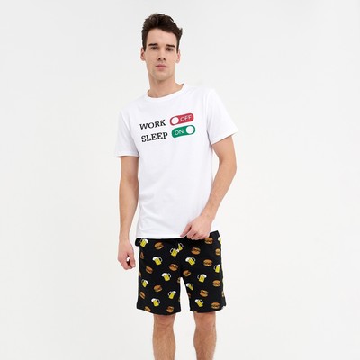 Пижама мужская KAFTAN Work off, размер 56