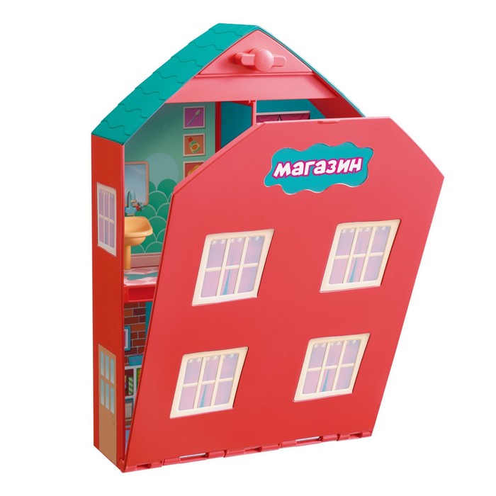 Игровой набор «Дом- магазин Дэна и Мии» Кошечки-Собачки 51827