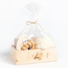 Подарочный набор новогодний Этель "Олени" полотенце 70х140см и аксессуары (4 предм) - фото 39538255