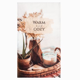 

Полотенце Этель "Cozy" 40х73см, 100% хлопок, саржа 190 гр/м2
