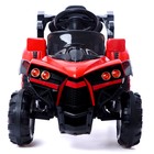 Электромобиль «Квадроцикл», радиоуправление, 2 мотора, цвет красный - фото 25587002