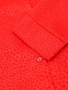 Пижама женская (рубашка, брюки) KAFTAN «Леопард», красная, размер 40-42  (артикул 7437550)  большой выбор товаров оптом и в розницу по низким ценам с доставкой