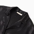 Пижама женская (рубашка, брюки) KAFTAN "Полоска", черный, размер 48-50 - Фото 7