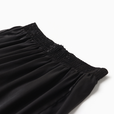 Пижама женская (рубашка, брюки) KAFTAN «Полоска», чёрная, размер 52-54