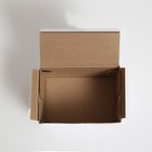 Коробка самосборная, белая, гофрокартон, 15 х 10 х 10 см - Фото 3