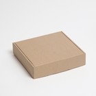 Коробка самосборная, бурая, 20 х 18 х 5 см - Фото 1