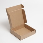 Коробка самосборная, бурая, 20 х 18 х 5 см - Фото 2