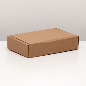 Коробка самосборная, бурая, 21 х 15 х 5 см