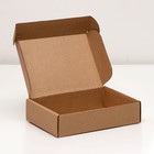 Коробка самосборная, бурая, 21×15×5 см - Фото 2