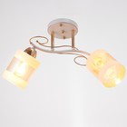 Люстра 1083/2WT+GD 40 Вт Е27 белый-золото 46×15×24 см BayerLux - фото 5017676