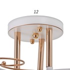 Люстра 1083/3WT+GD 40Вт Е27 белый-золото 48х48х24 см BayerLux - фото 21412125