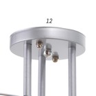 Люстра 1084/3SL 40Вт Е27 серебро 52х52х23 см - Фото 5