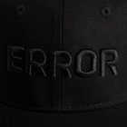 Кепка мужская Error, цвет чёрный, р-р 56 - Фото 3