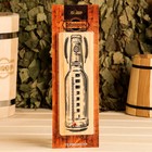 Термометр спиртовой "Бутылка", деревянный 140 С - фото 6500099
