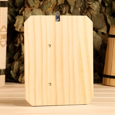 Термометр - гигрометр «Табличка», дерево