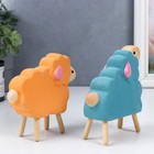 Сувенир керамика "Барашки" набор 2 шт 10,8х3,6х11,3 см 11,5х3,7х10,2 см - фото 41688533