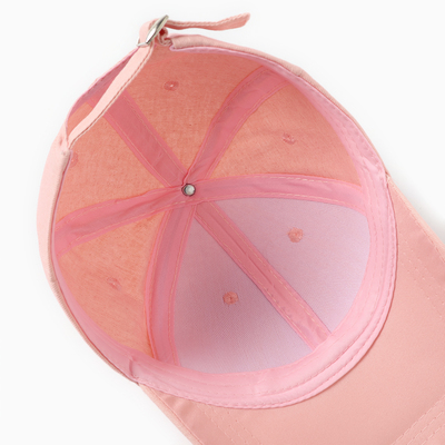 Кепка детская MINAKU с кольцами, розовая, р. 52-54