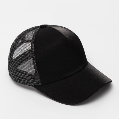 Кепка для девочки MINAKU «Искра», размер 54, чёрная