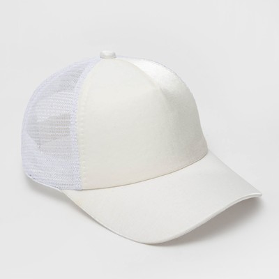 Кепка для девочки MINAKU «Искра», размер 54, белая