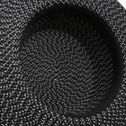 Шляпа женская MINAKU с чёрной лентой, цвет темно-серый, p-p 56-58 - фото 804652617