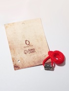 Браслет-амулет на нити «Красная нить» руна женская сила, красный с чернёным серебром, 30 см - Фото 5