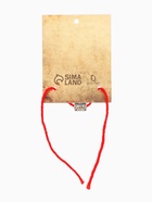 Браслет-амулет на нити «Красная нить» руна женская сила, красный с чернёным серебром, 30 см - Фото 4