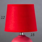 Лампа настольная 16709/1RD E14 40Вт красный 15х15х23 см RISALUX - Фото 4